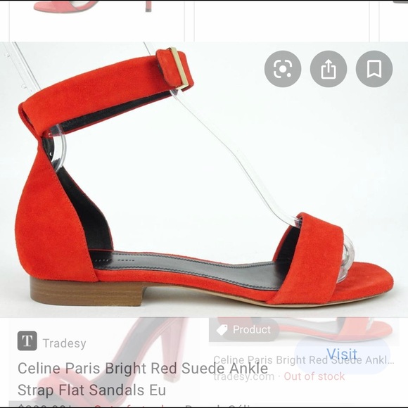 Celine ankle strap sandal - Picture 2 of 3
